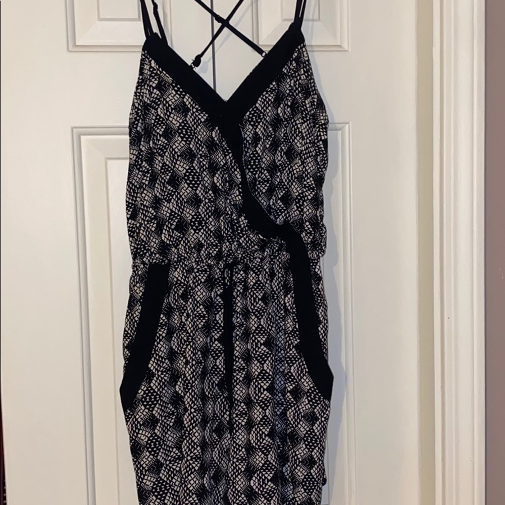 Black And White Romper